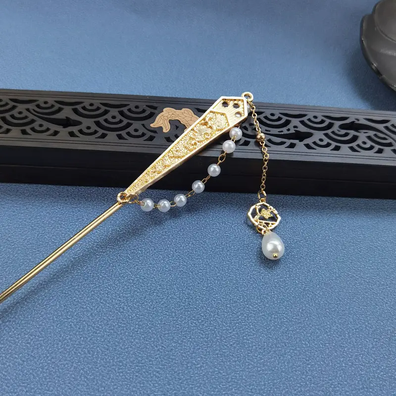 Antique Tassel Hairpin for Women Daily Step Plate — feature 6