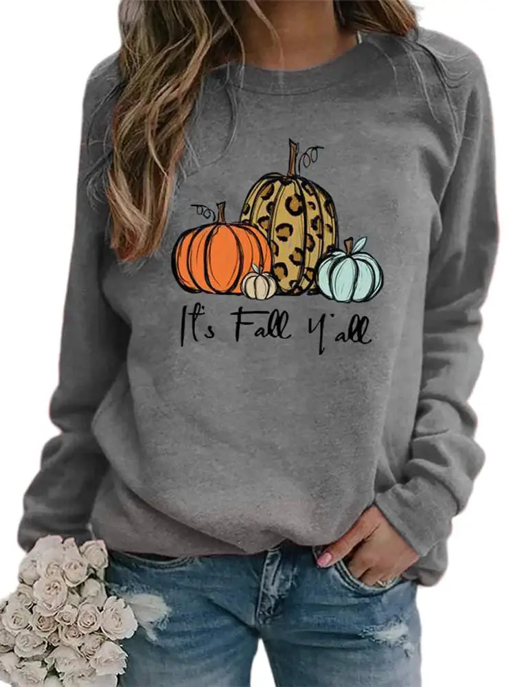 2025 Autumn Wear Women's Blue Forest Print Sweatshirt — feature 8