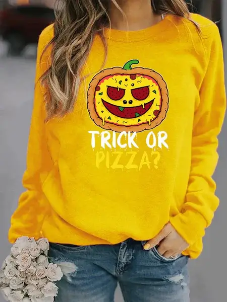 2025 Autumn Wear Women's Blue Forest Print Sweatshirt - Image 2