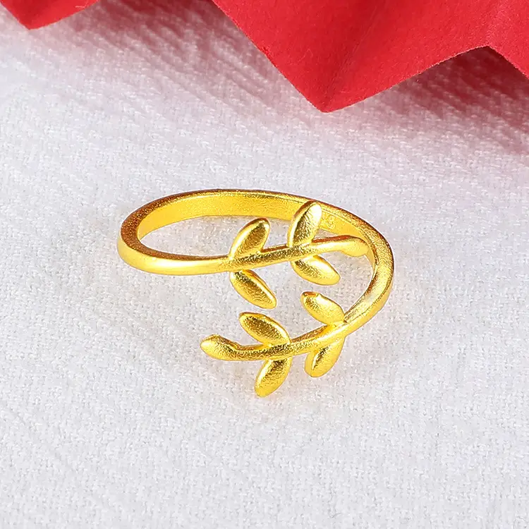 Vietnam Sand Gold Open Ring Female Plated 24k Simulated - Image 7