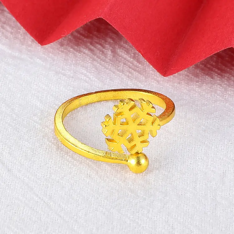 Vietnam Sand Gold Open Ring Female Plated 24k Simulated - Image 8