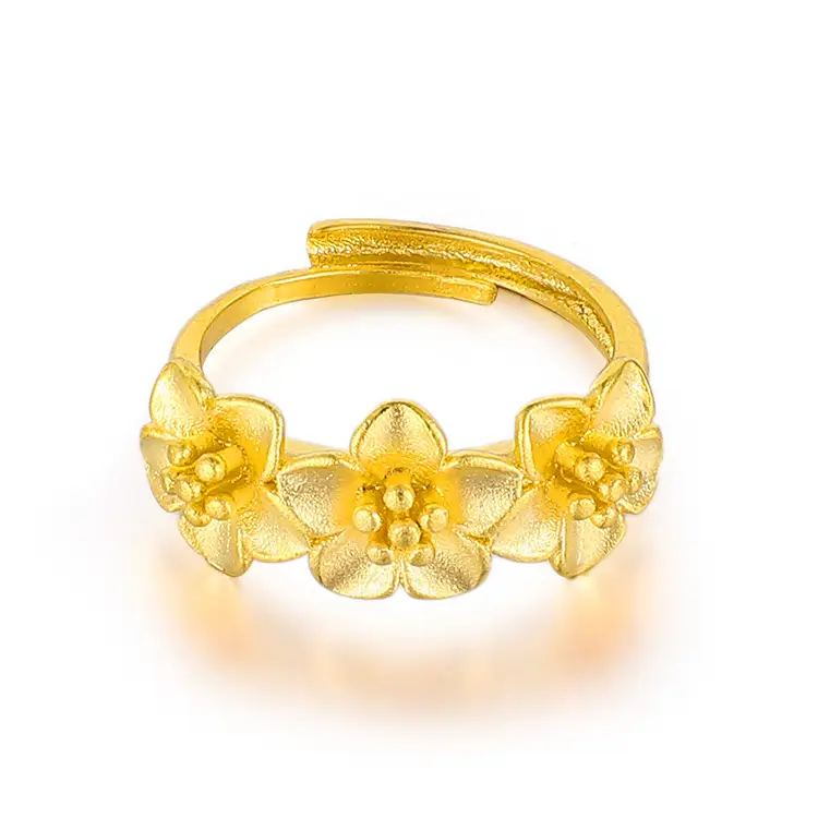 Vietnam Sand Gold Open Ring Female Plated 24k Simulated - Image 9