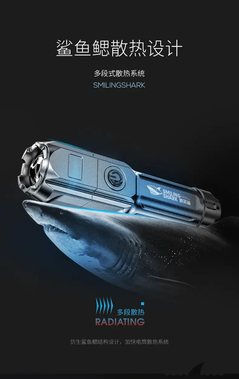 ABS Waterproof Focusing Flashlight for Outdoor Use — feature 5