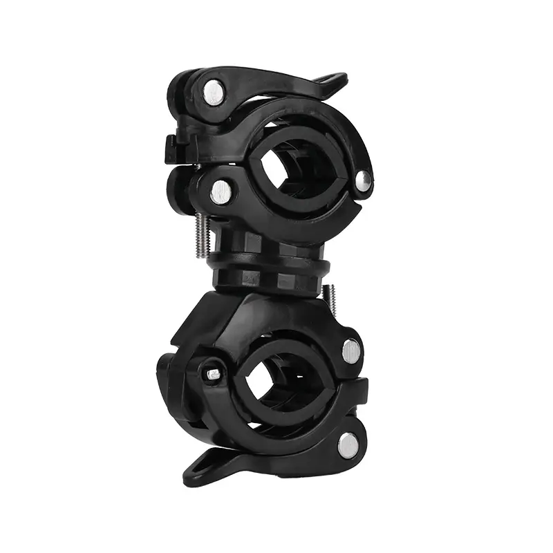Bicycle Flashlight Lamp Clip Front Mount