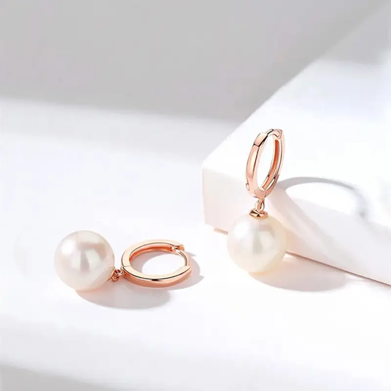 S925 Pearl Earrings for Women 2025 New Style