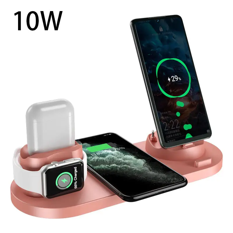 Six-In-One Wireless Charger for Apple Phones Watches Earphones 3-in-1 Magnetic - Image 7