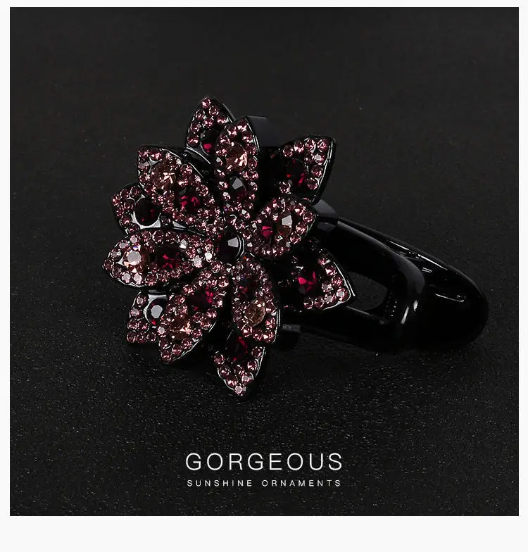 Gorgeous Rhinestone Hair Clip with Crossbody Back Design — feature 14