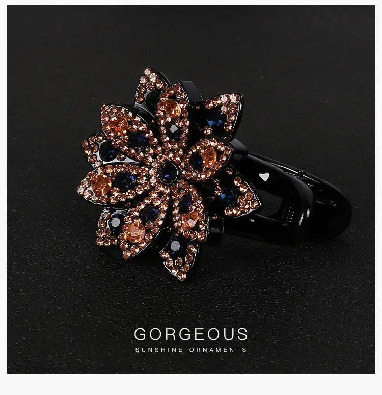 Gorgeous Rhinestone Hair Clip with Crossbody Back Design — feature 18