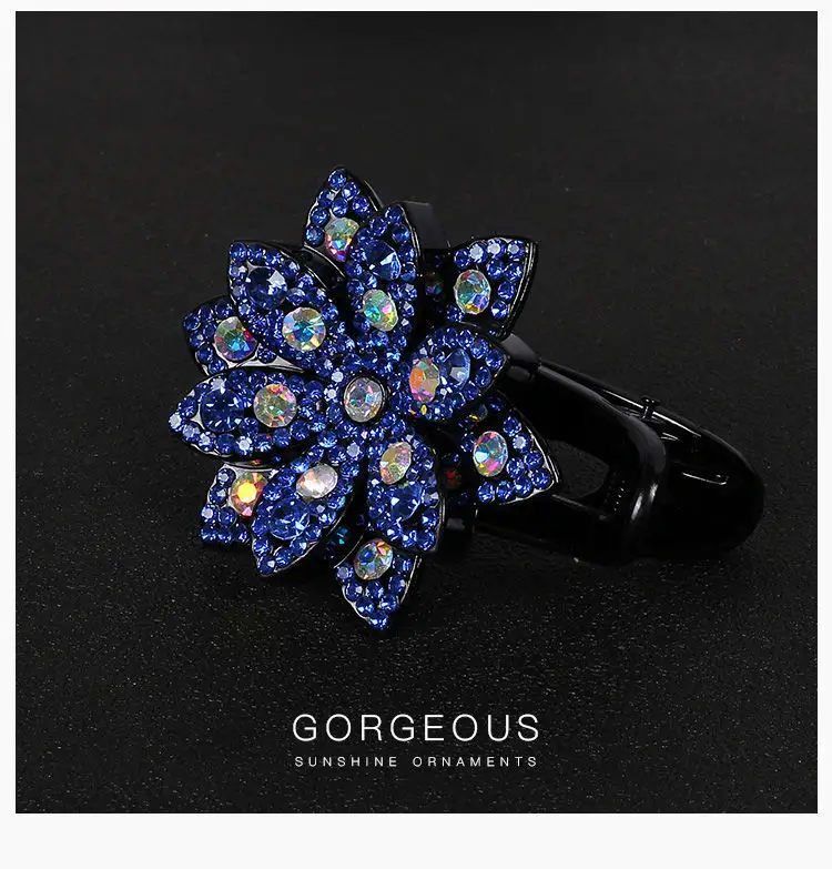 Gorgeous Rhinestone Hair Clip with Crossbody Back Design — feature 20