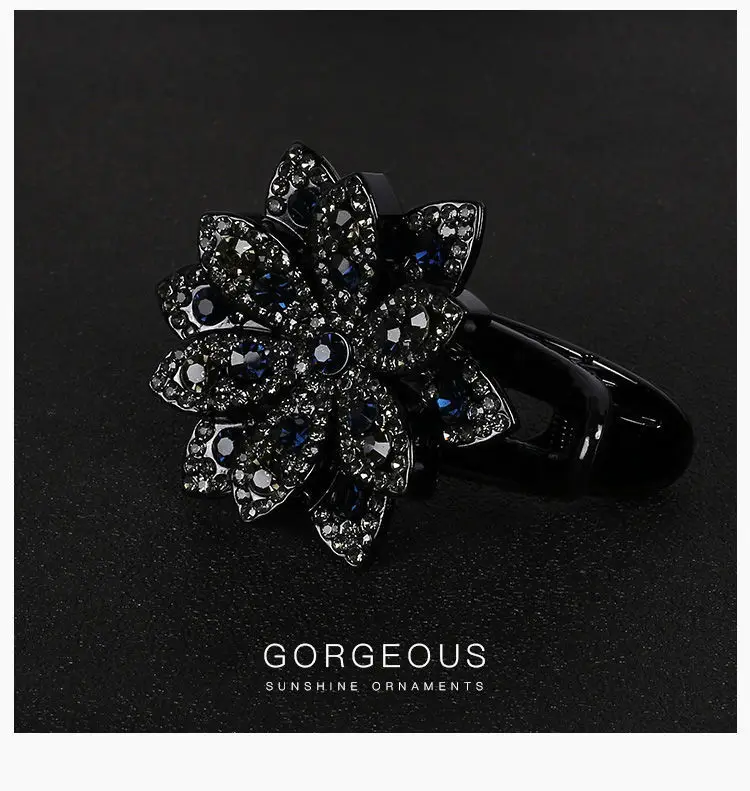 Gorgeous Rhinestone Hair Clip with Crossbody Back Design — feature 22