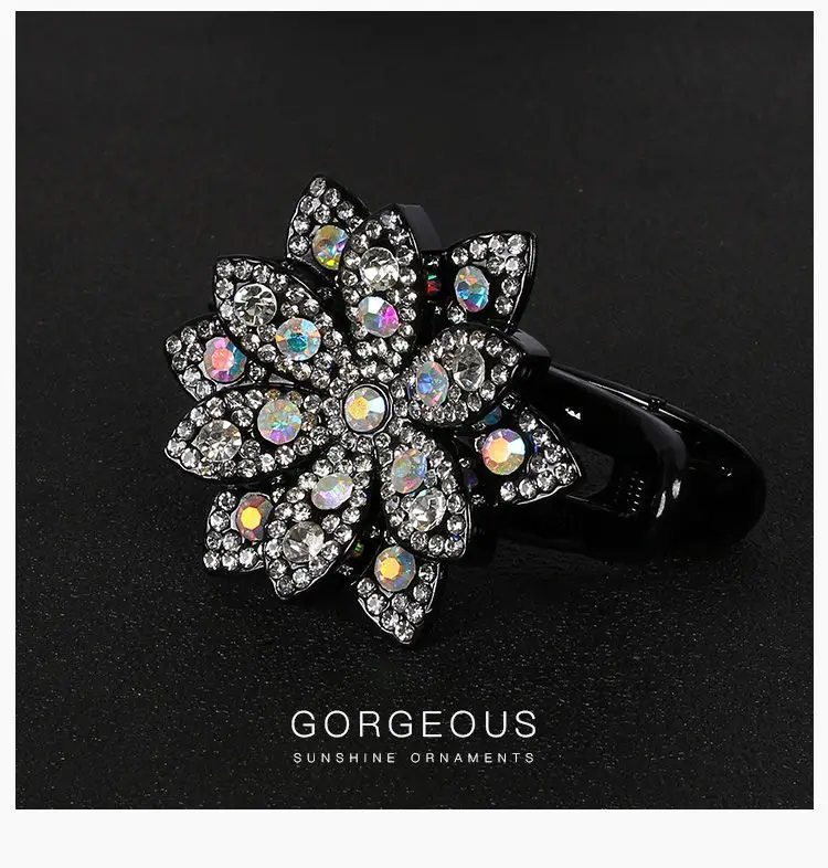 Gorgeous Rhinestone Hair Clip with Crossbody Back Design — feature 6