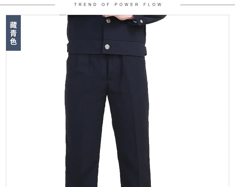 Black Thin Security Pants for Men Plus Size — feature 12