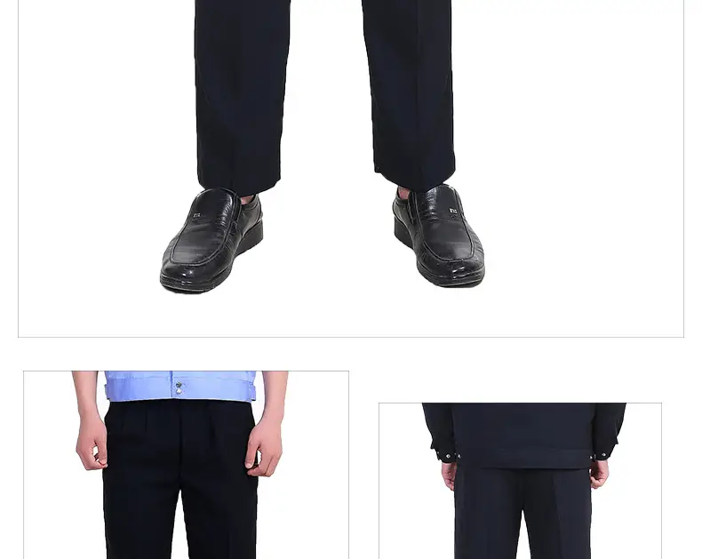 Black Thin Security Pants for Men Plus Size — feature 13