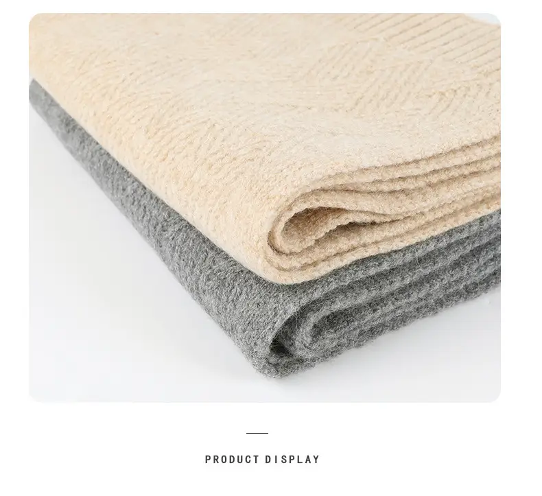 Men Winter Knitted Beanie Scarf & Gloves Set Grey — feature 19