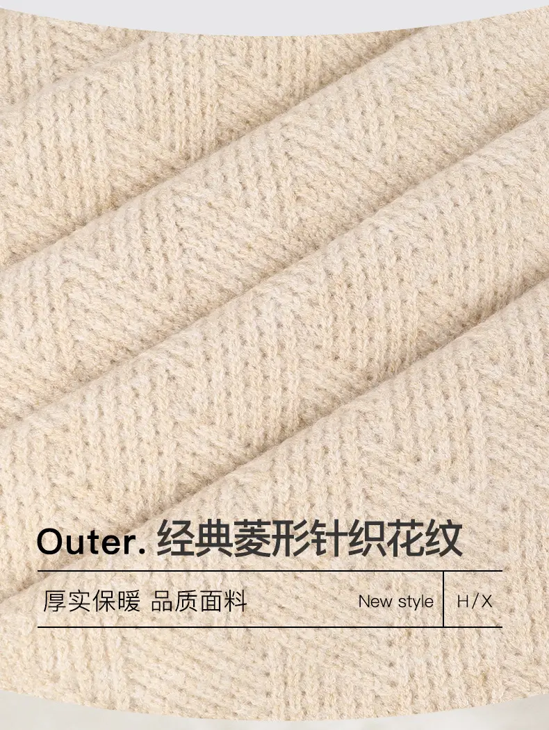 Men Winter Knitted Beanie Scarf & Gloves Set Grey — feature 8