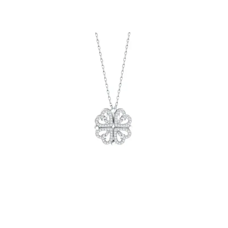 Wenjian Japanese Korean Heart-Shaped Foldable Necklace Women - Image 7