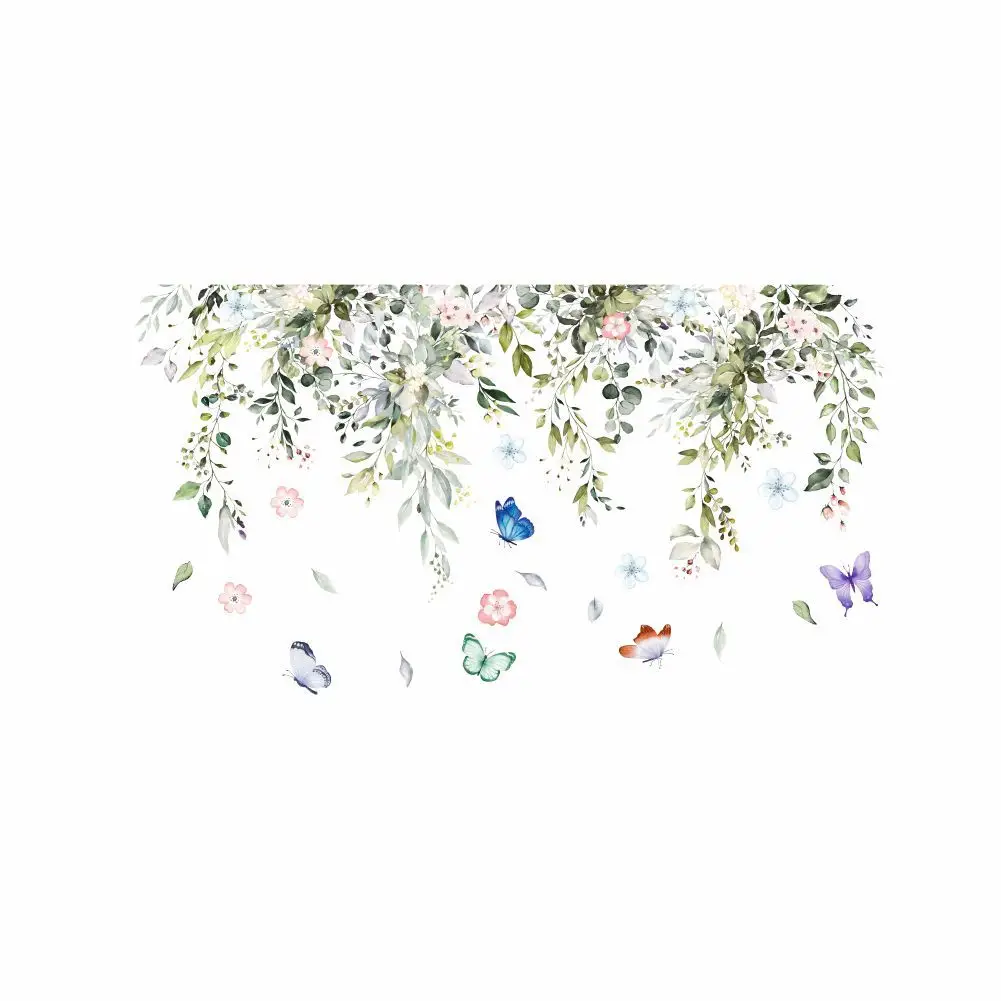 Pastoral Wall Stickers for Bedroom Living Room