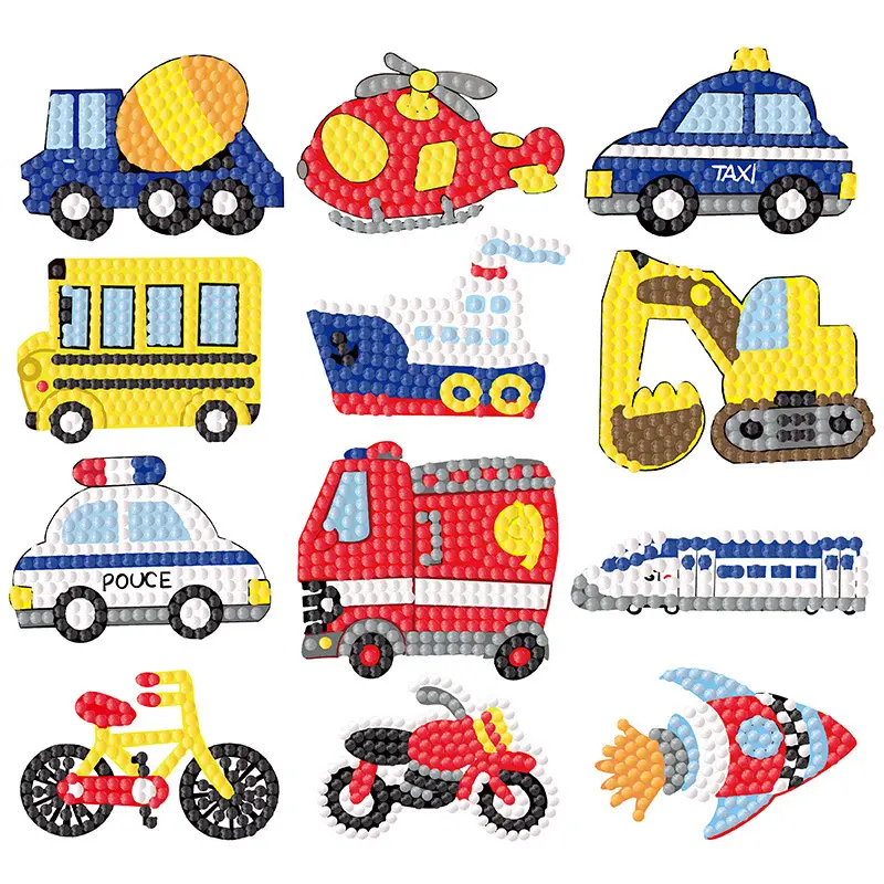 Children's Diamond Sticker Set for Concentration Training