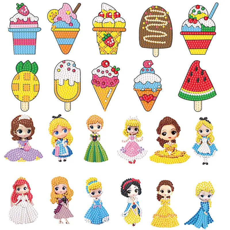 Children's Diamond Sticker Set for Concentration Training