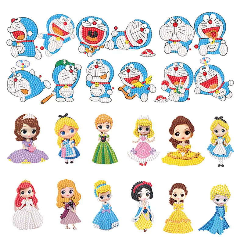 Children's Diamond Sticker Set for Concentration Training