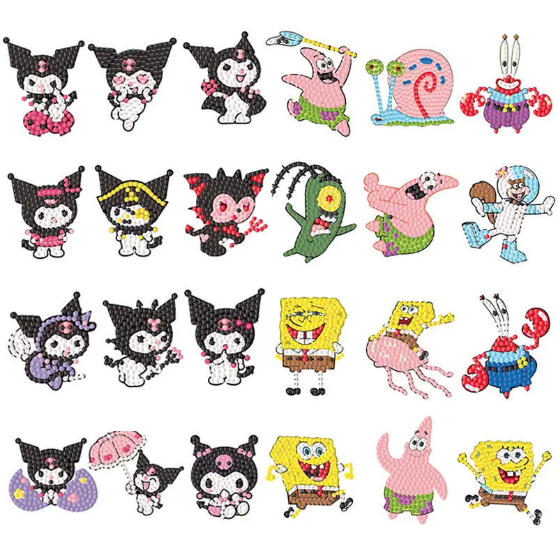 Children's Diamond Sticker Set for Concentration Training