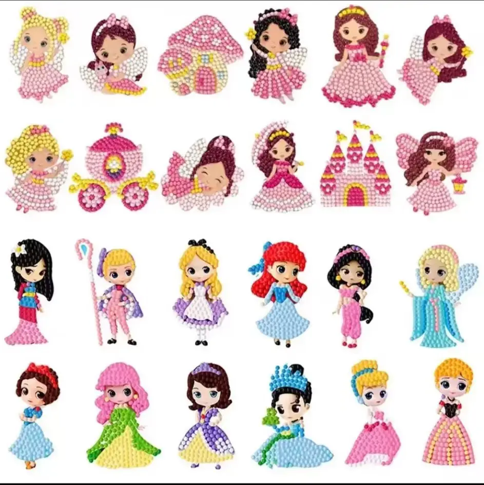 Children's Diamond Sticker Set for Concentration Training