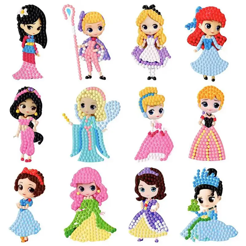 Children's Diamond Sticker Set for Concentration Training