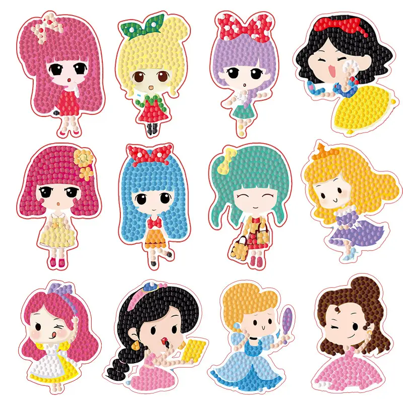 Children's Diamond Sticker Set for Concentration Training