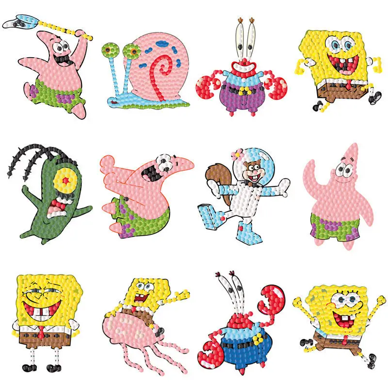 Children's Diamond Sticker Set for Concentration Training