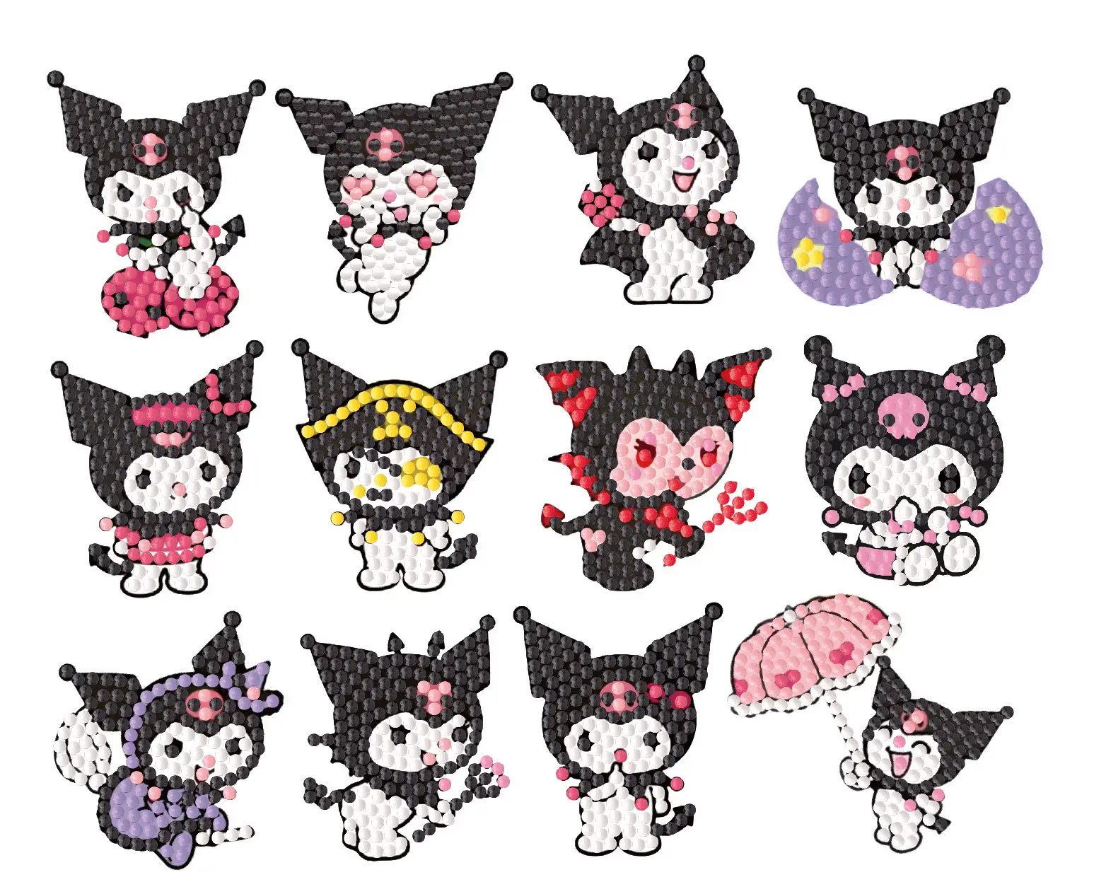 Children's Diamond Sticker Set for Concentration Training