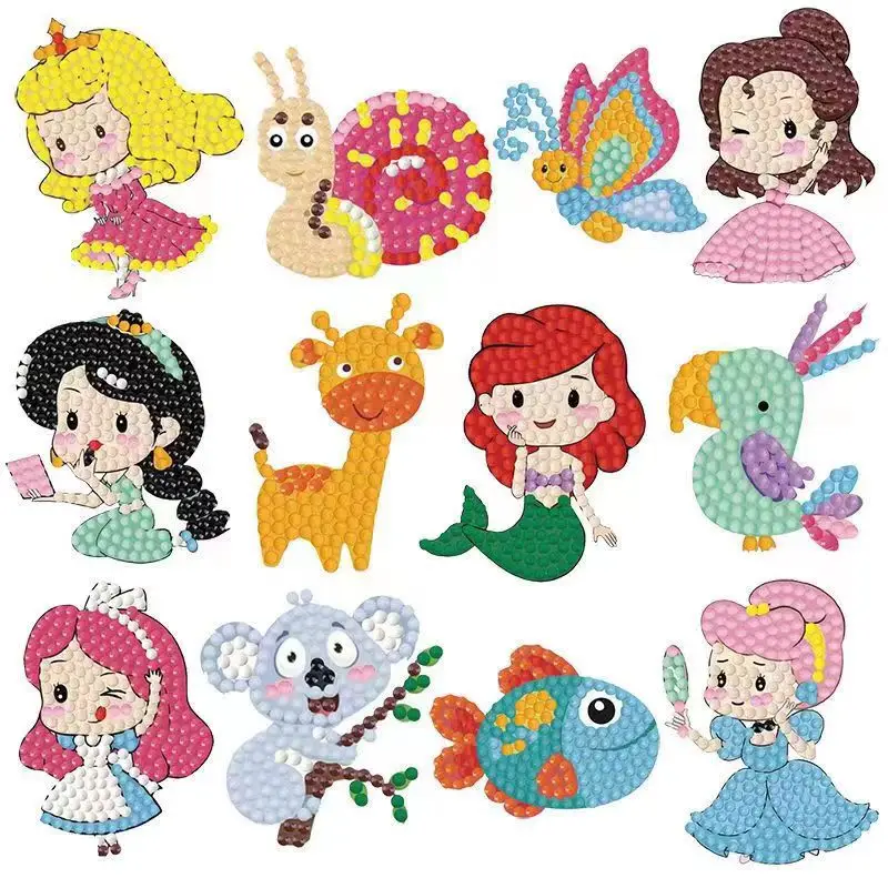Children's Diamond Sticker Set for Concentration Training