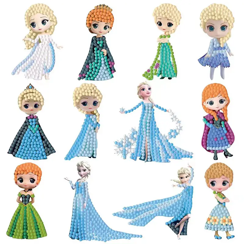 Children's Diamond Sticker Set for Concentration Training