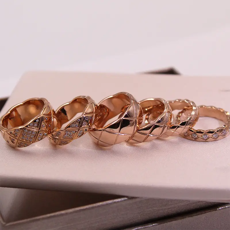 Gold Hexagon Diamond Necklace for Women — feature 9