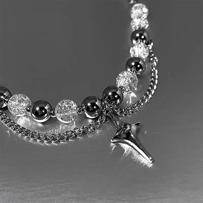 Cold Wind Ice Crack Beaded Bracelet Women's Niche Design - Image 3