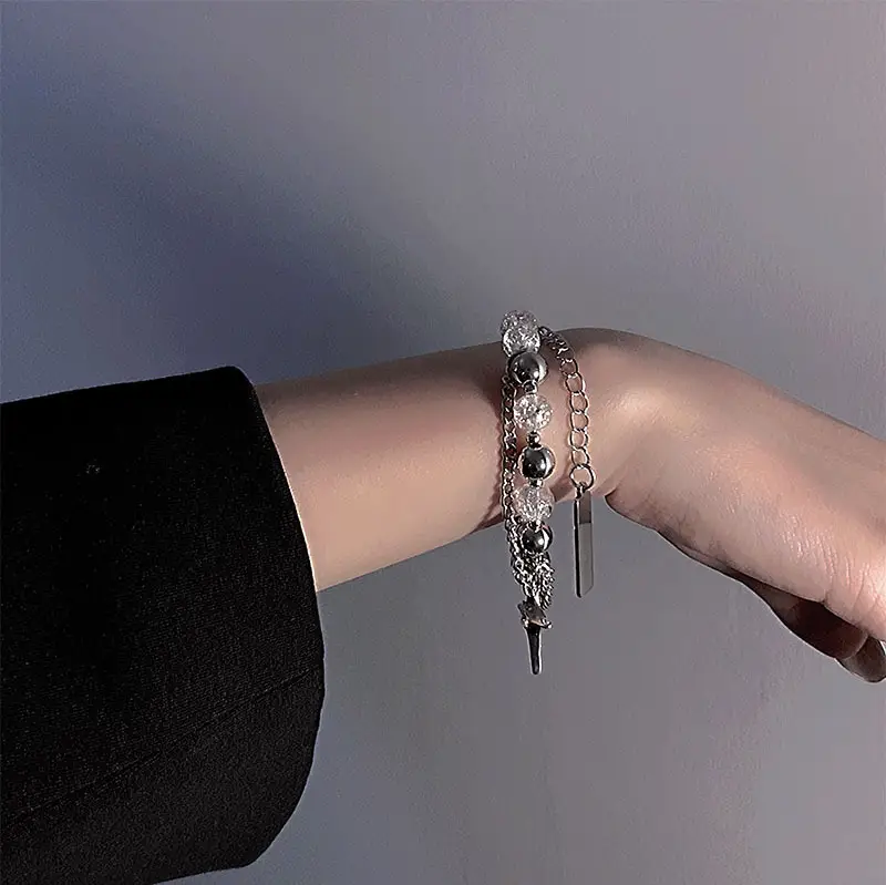 Cold Wind Ice Crack Beaded Bracelet Women's Niche Design - Image 5