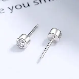 925 Sterling Silver Circle Ear Nails Women's New Fashion Minimalist Ins Style All-match Ear Bone Nails Advanced Elegant Ear Jewelry — feature 9