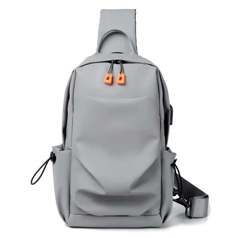Men's Black Water Resistant Shoulder Bag - Image 2