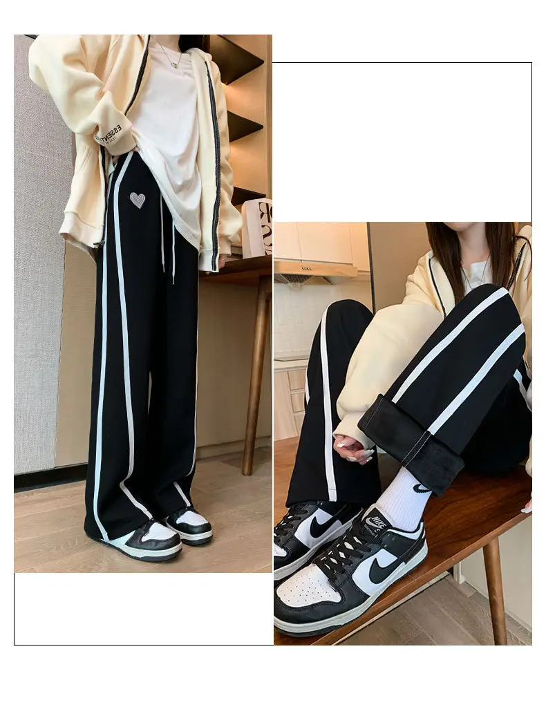 Women Banana Pants Spring Autumn 2026 Loose Wide Leg Cotton — feature 12