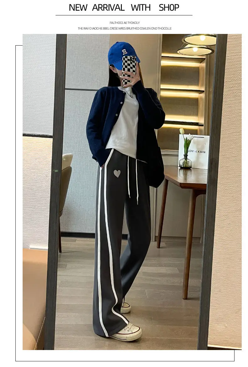 Women Banana Pants Spring Autumn 2026 Loose Wide Leg Cotton — feature 15