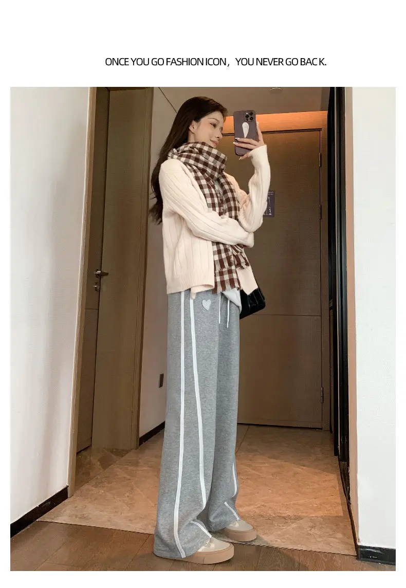 Women Banana Pants Spring Autumn 2026 Loose Wide Leg Cotton — feature 17