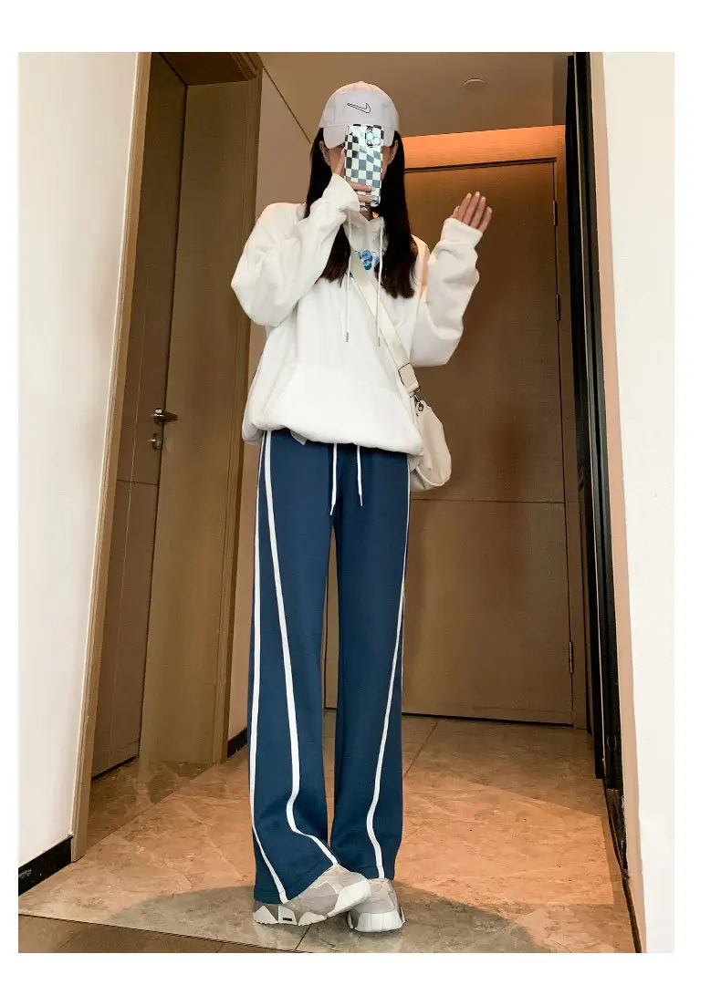 Women Banana Pants Spring Autumn 2026 Loose Wide Leg Cotton — feature 19