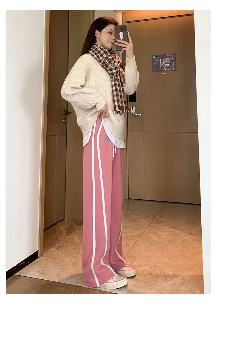 Women Banana Pants Spring Autumn 2026 Loose Wide Leg Cotton — feature 25