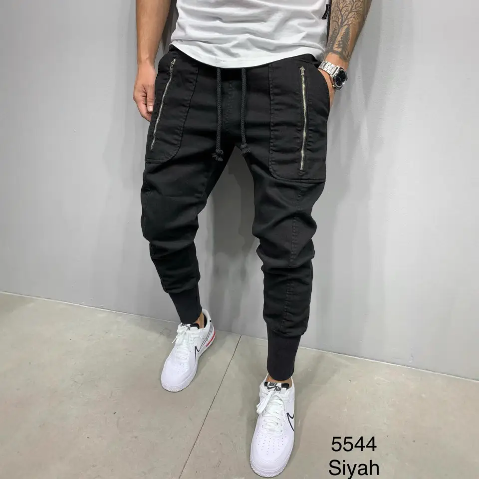 Men's Green Tether Leggings with Zip Pocket - Image 5