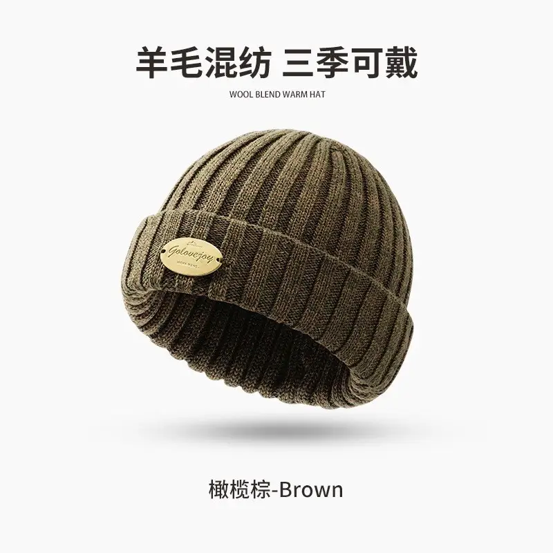 Winter New Headwear Men Black Windproof Ear Protection - Image 3
