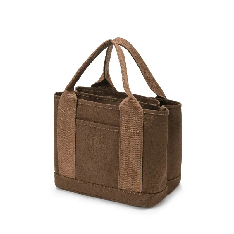 Green Canvas Women's Lunch Tote Bag - Image 10