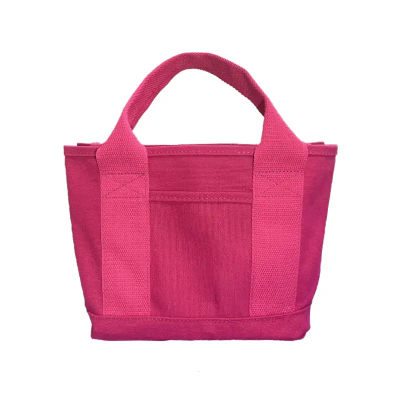 Green Canvas Women's Lunch Tote Bag - Image 4