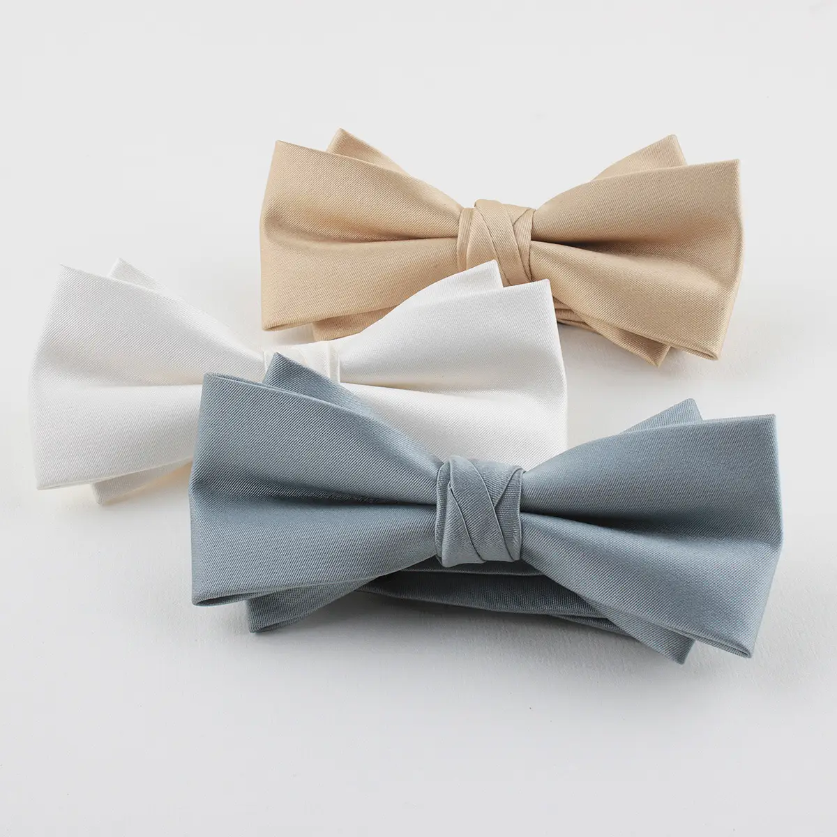 Men's Grey Bow Tie Wedding Groomwear - Image 14