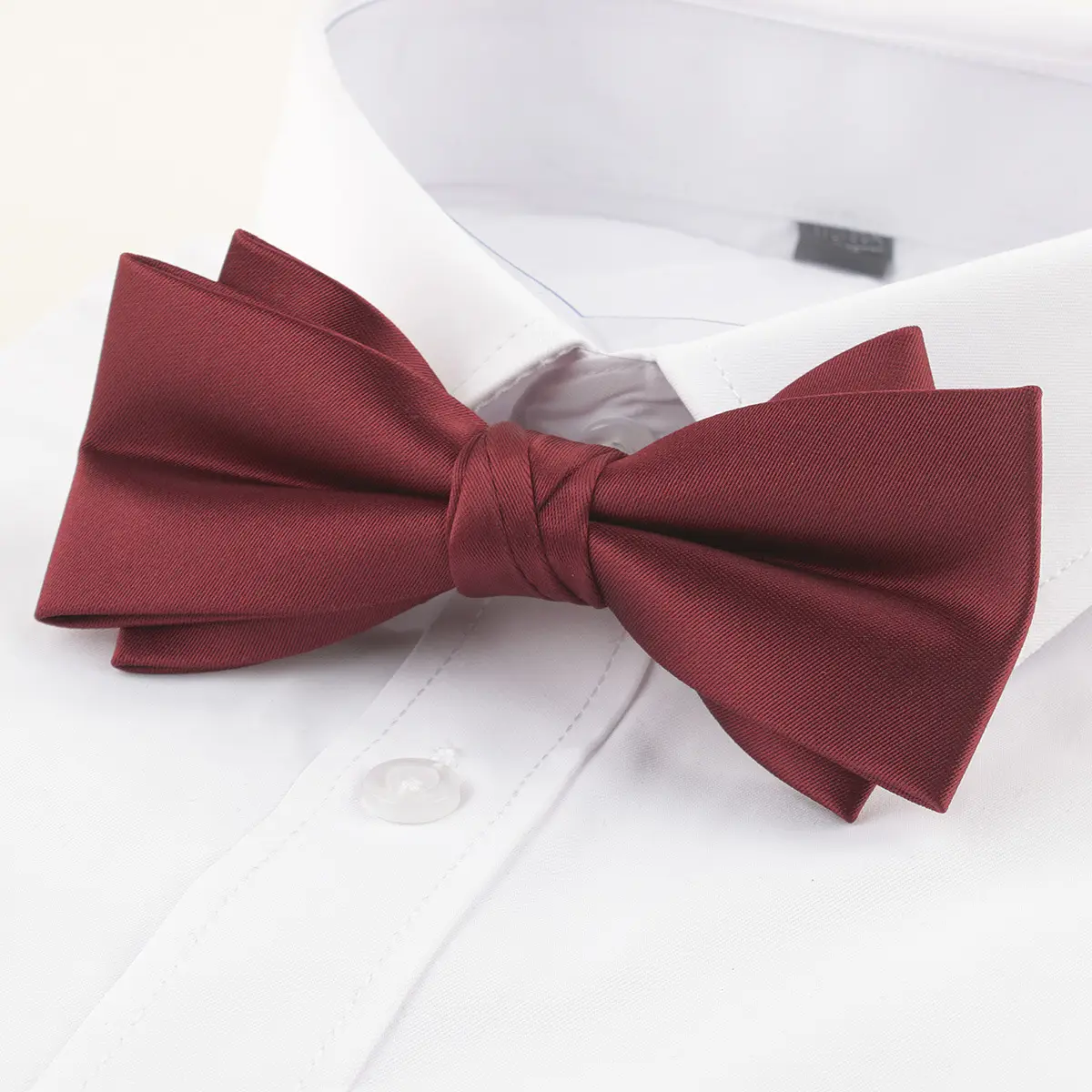 Men's Grey Bow Tie Wedding Groomwear - Image 2