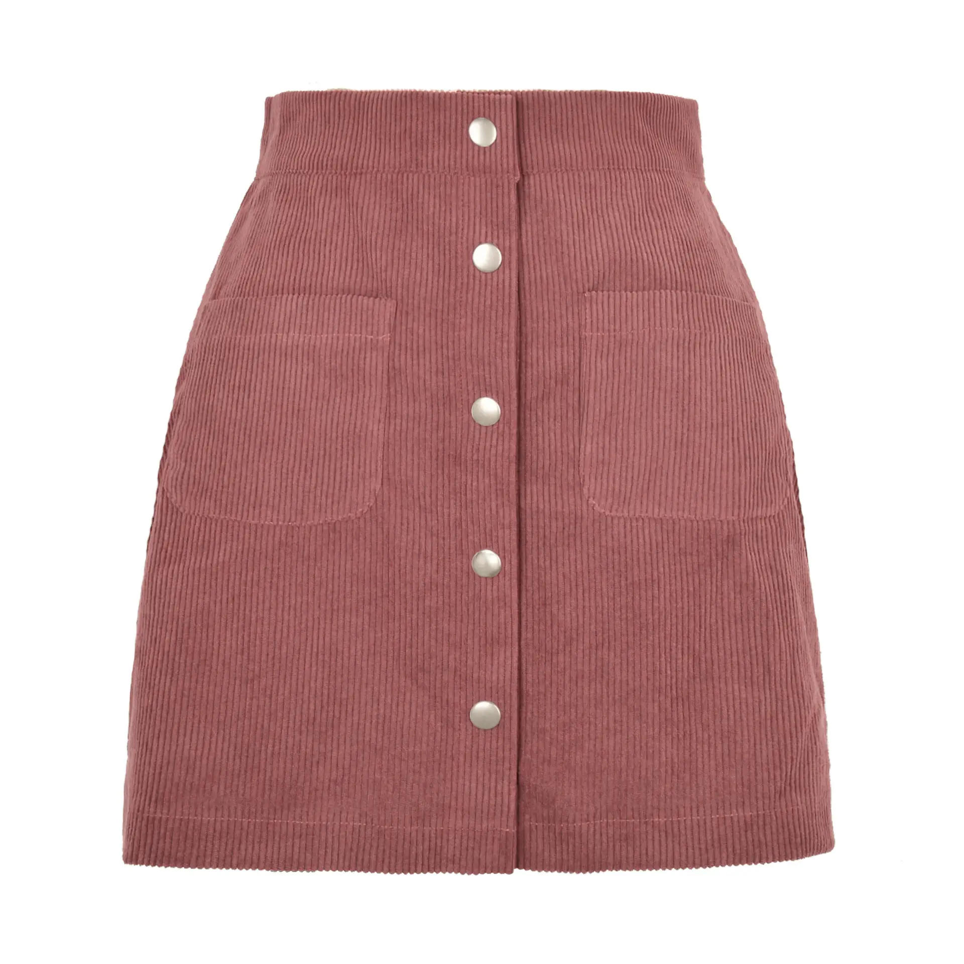 2023 Black Slim Fit Single Button Skirt for Women - Image 5