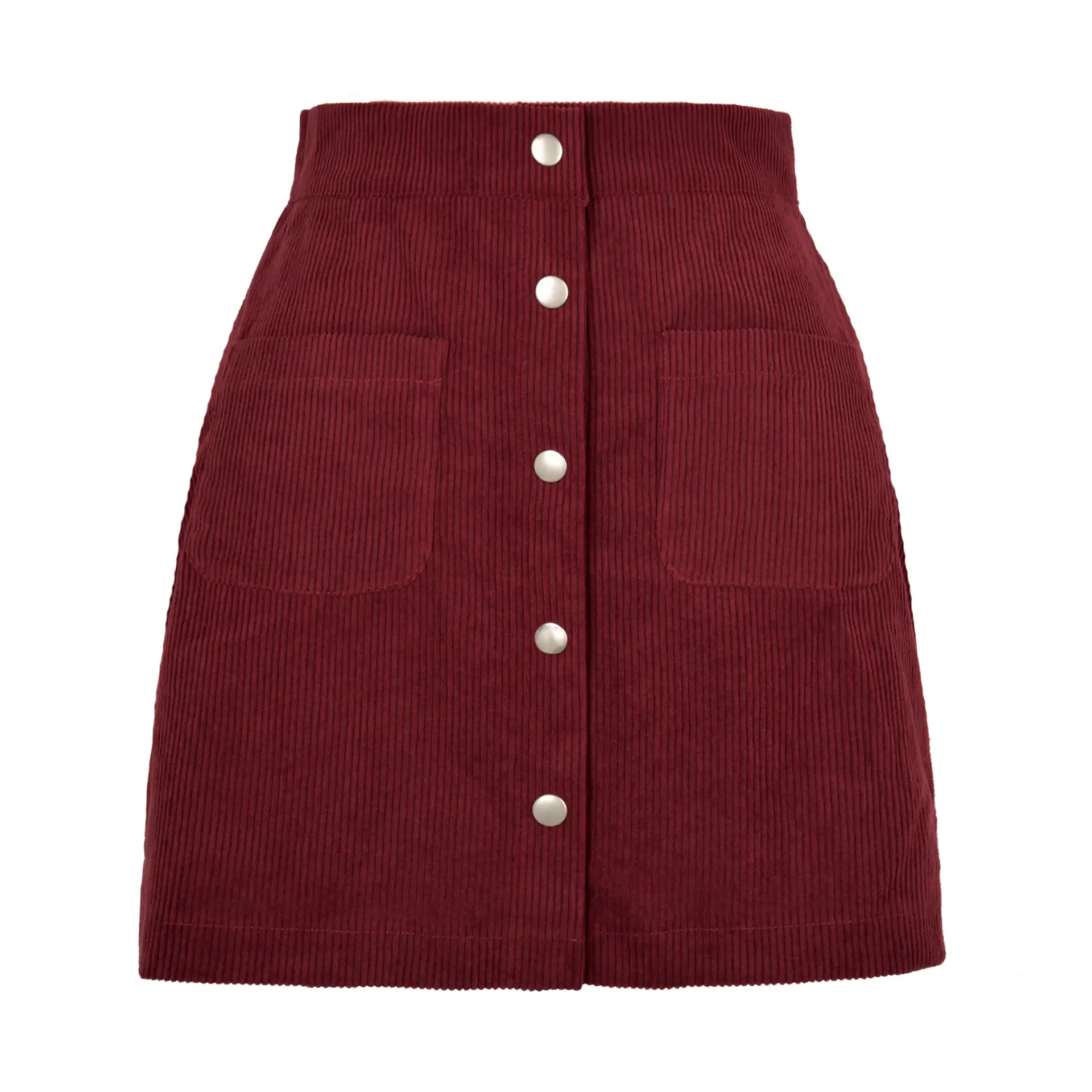2023 Black Slim Fit Single Button Skirt for Women - Image 6